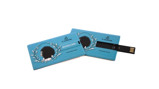 B. Valentine Music Access Card – USB card with 90 minutes of music, artwork, liner notes, and a music video
